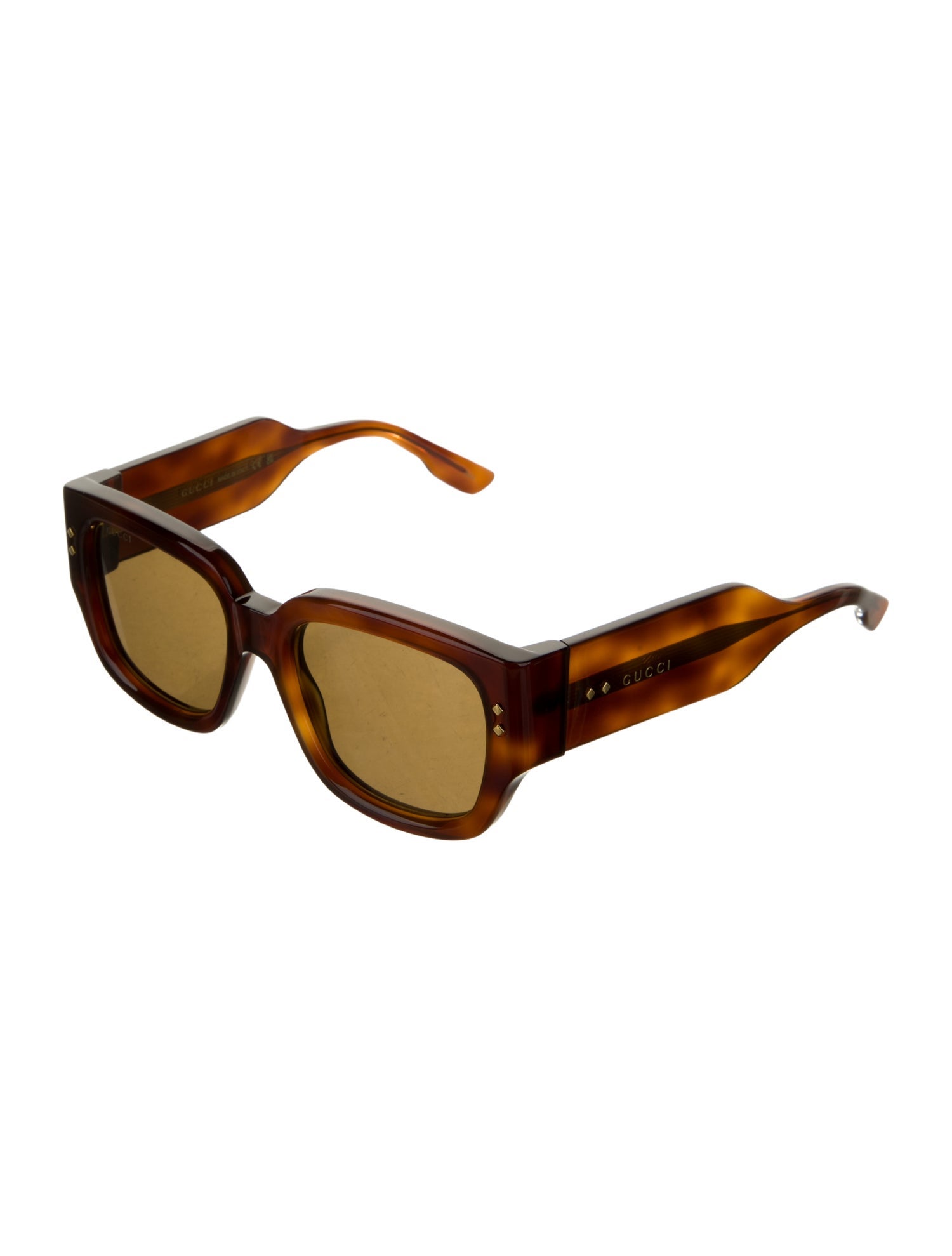 Gucci Square Mirrored Sunglasses