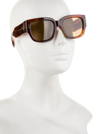 Gucci Square Mirrored Sunglasses
