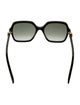 Gucci Double G Logo Square Sunglasses