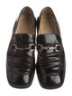 Gucci Horsebit Accent Patent Leather Loafers