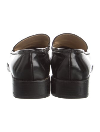 Gucci Horsebit Accent Patent Leather Loafers