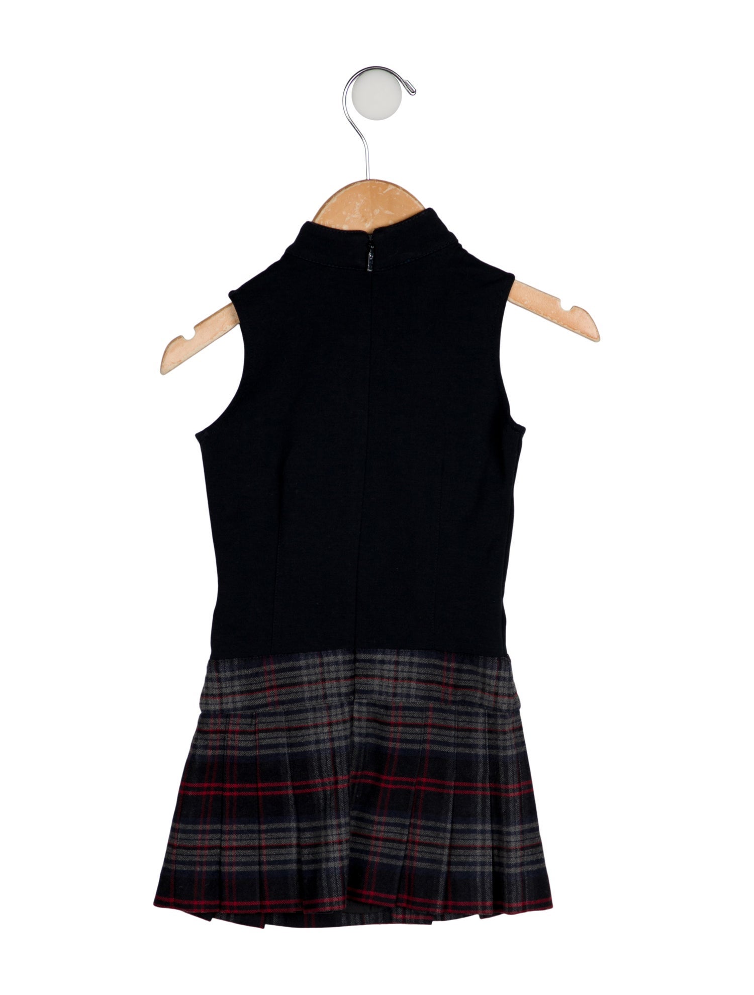 Gucci Girls' Printed Crystal Embellished Sleeveless Dress
