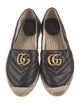 Gucci Double G Logo Leather Espadrilles