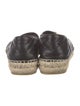 Gucci Double G Logo Leather Espadrilles