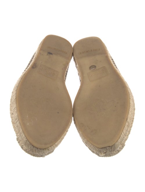 Gucci Double G Logo Leather Espadrilles