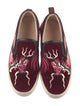 Gucci Web Accent Velvet Sneakers