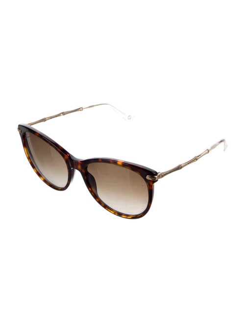Gucci Bamboo Accent Round Sunglasses