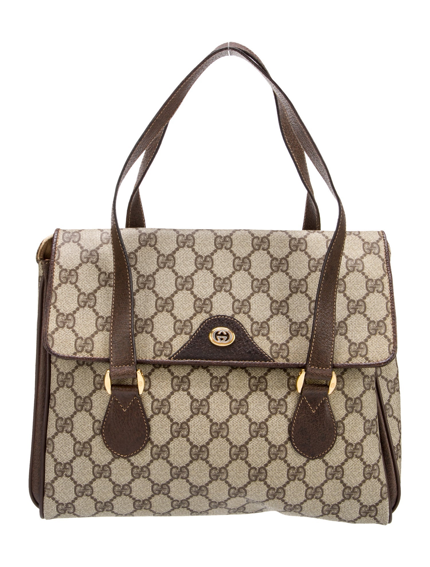 Gucci GG Supreme Top Handle Bag Vintage