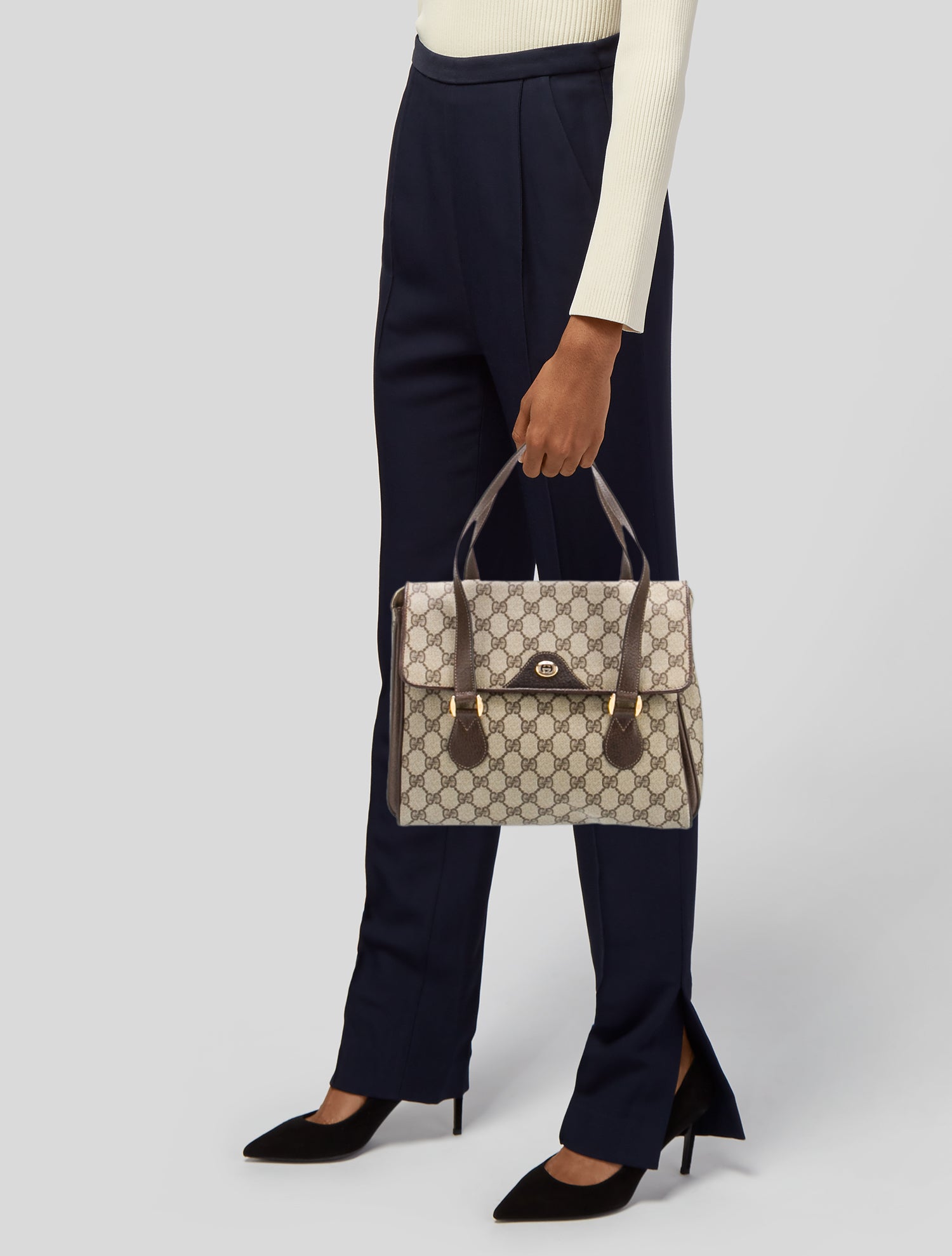 Gucci GG Supreme Top Handle Bag Vintage