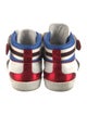 Gucci Web Accent Leather Sneakers