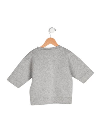 Gucci Web Heart Graphic Print Sweatshirt