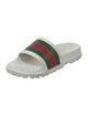 Gucci Web Accent Rubber Slides