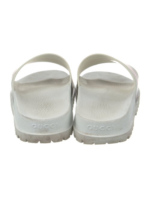 Gucci Web Accent Rubber Slides