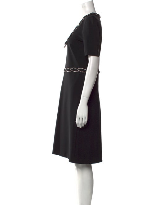 Gucci Scoop Neck Knee-Length Dress