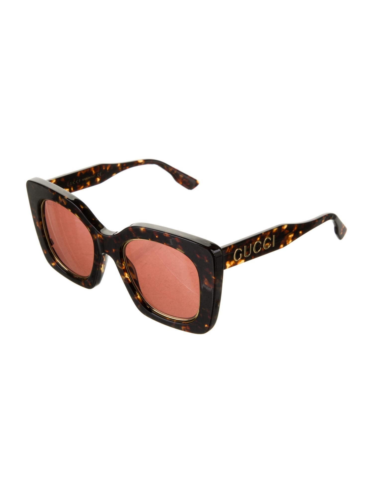 Gucci Cat-Eye Tinted Sunglasses