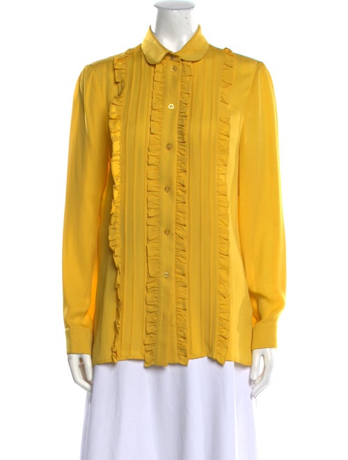 Gucci 2016 Silk Button-Up Top