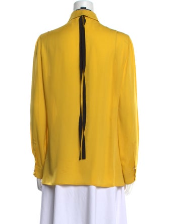 Gucci 2016 Silk Button-Up Top