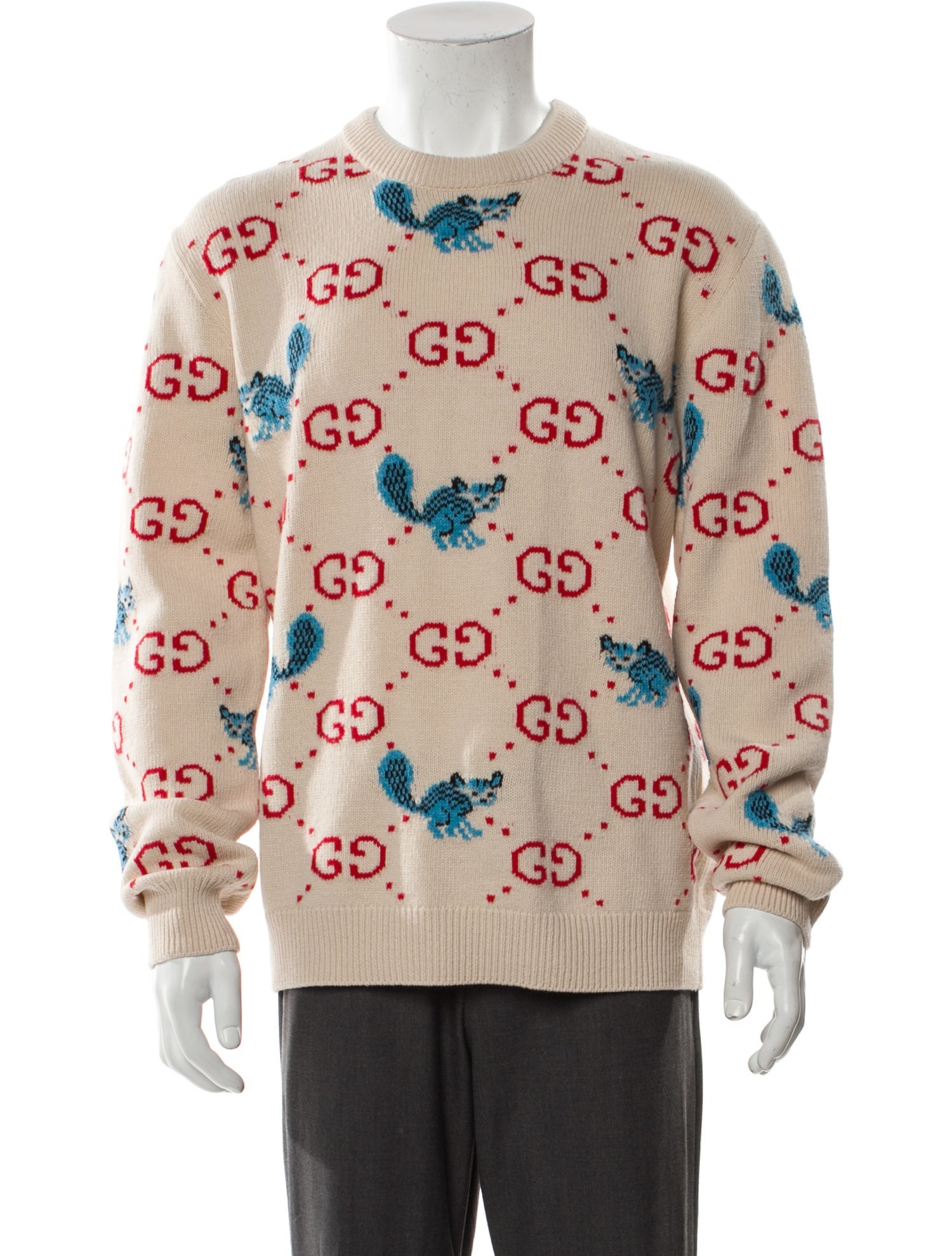 Gucci 2021 GG Logo Pullover