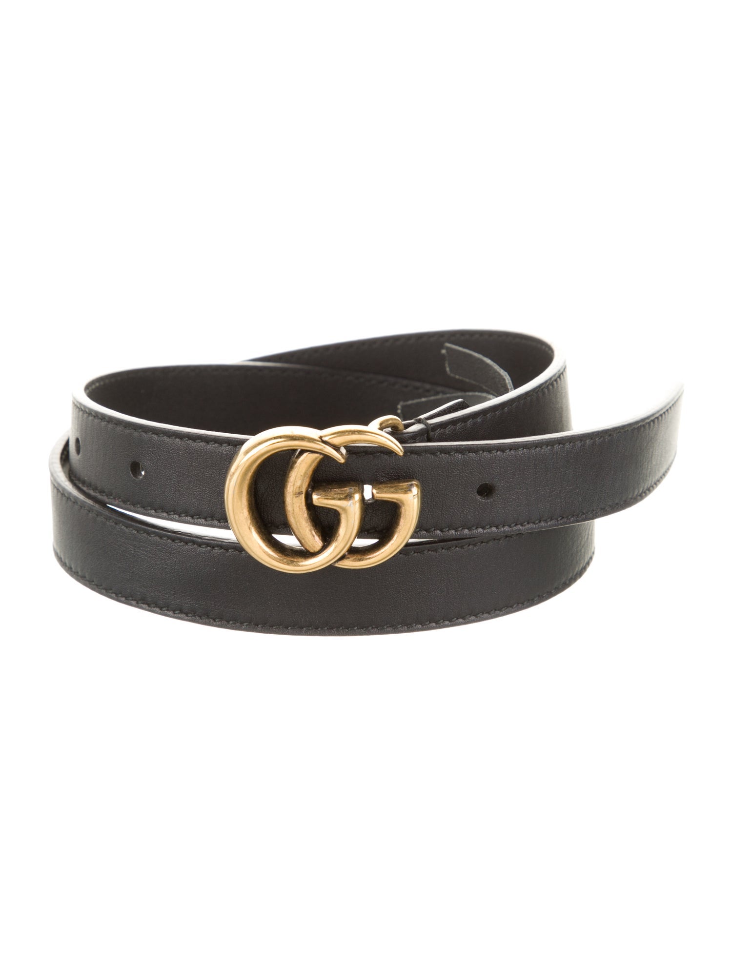Gucci Skinny Leather Belt