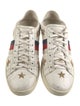 Gucci Sylvie Web Accent Leather Sneakers