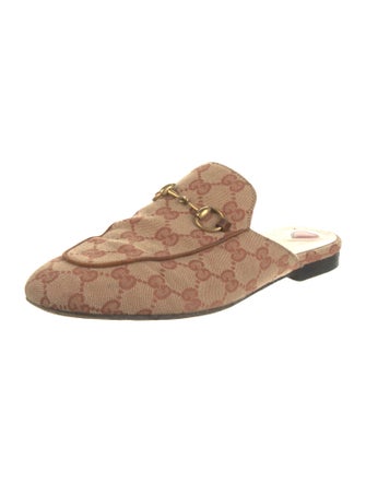 Gucci GG Canvas Canvas Mules