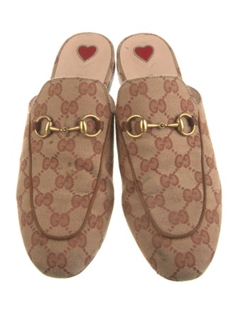 Gucci GG Canvas Canvas Mules