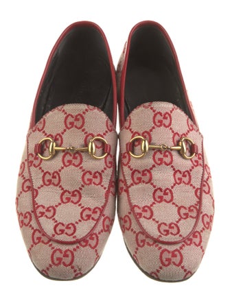 Gucci GG Canvas Canvas Loafers