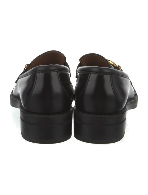Gucci Interlocking G Logo Leather Loafers