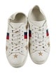 Gucci Sylvie Web Accent Leather Sneakers