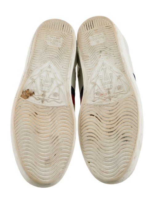 Gucci Sylvie Web Accent Leather Sneakers