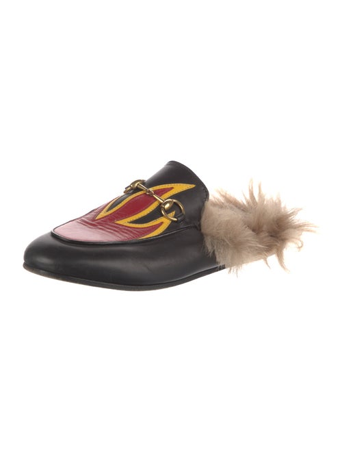 Gucci Horsebit Accent Leather Mules