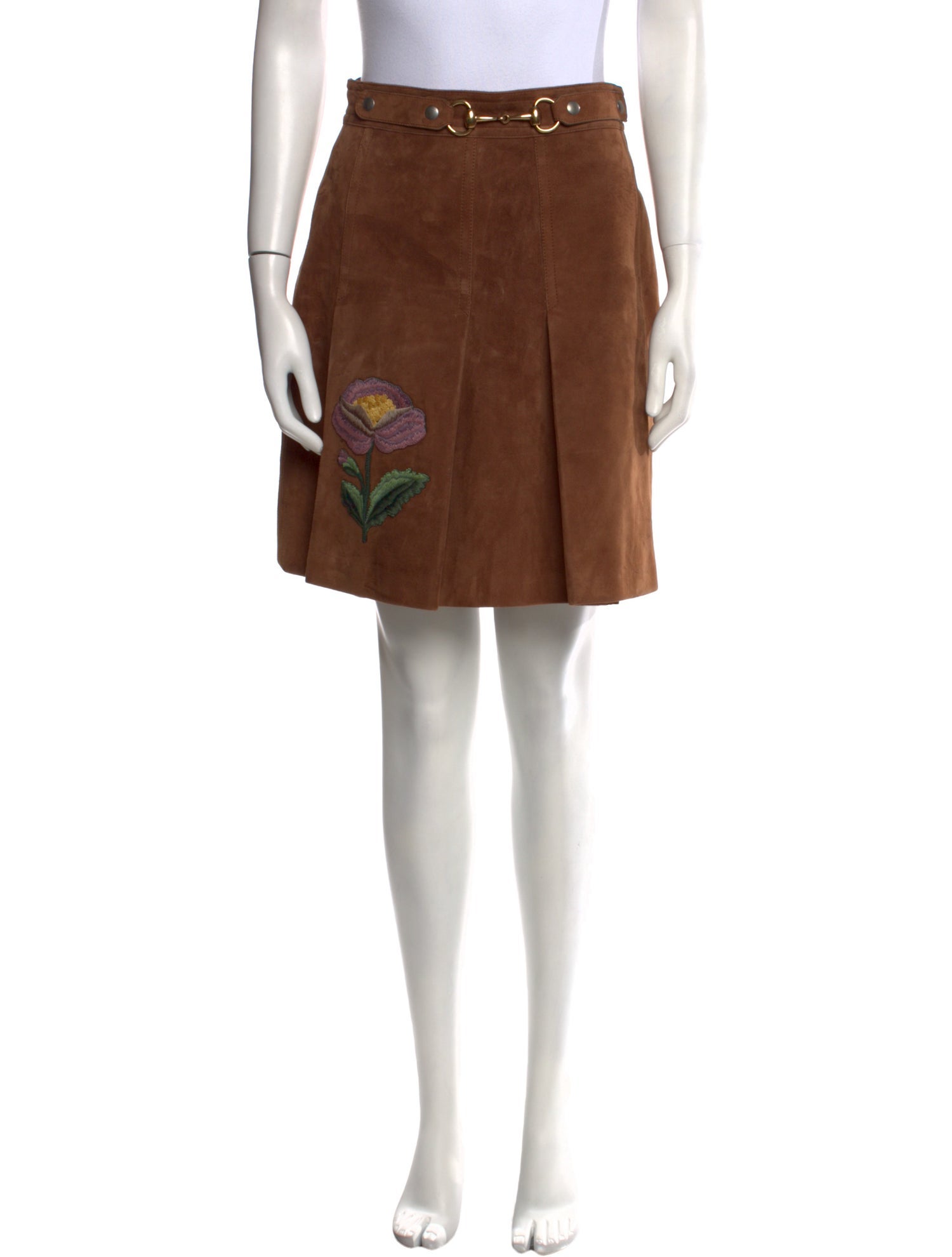 Gucci Suede Mini Skirt