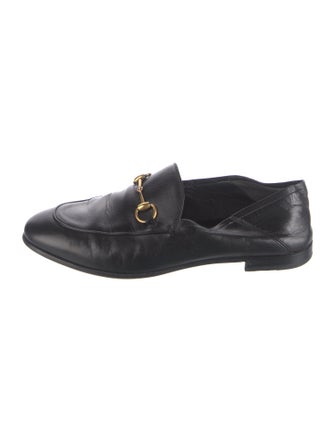 Gucci Horsebit Accent Leather Loafers