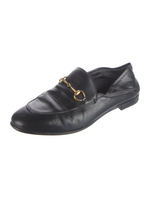Gucci Horsebit Accent Leather Loafers