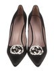 Gucci Interlocking G Logo Satin Pumps