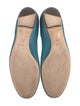 Gucci Horsebit Accent Leather Ballet Flats