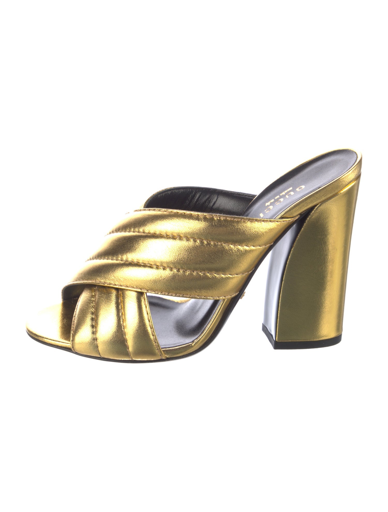 Gucci Leather Slides