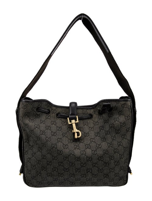 Gucci Canvas Shoulder Bag Vintage