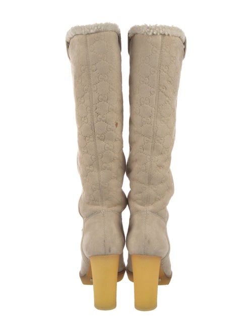 Gucci Suede Slouch Boots
