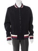 Gucci Sylvie Web Accent Wool Bomber Jacket