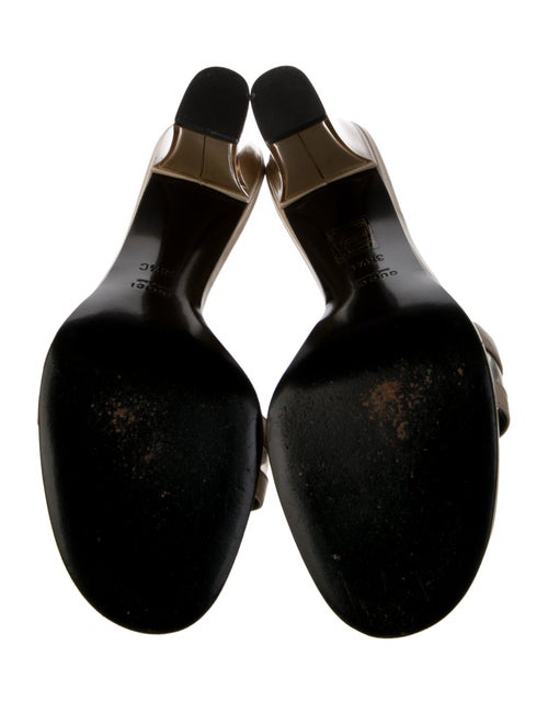 Gucci GG Canvas Leather Slides