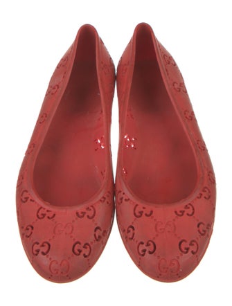 Gucci GG Signature Rubber Ballet Flats
