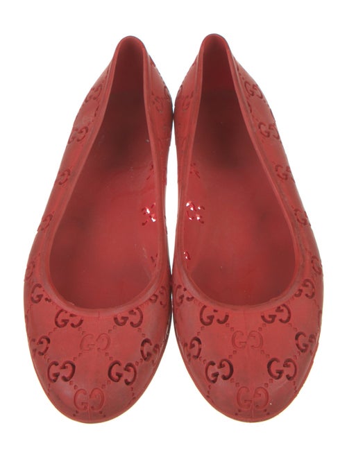 Gucci GG Signature Rubber Ballet Flats
