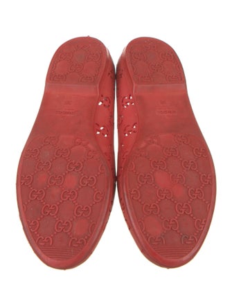 Gucci GG Signature Rubber Ballet Flats