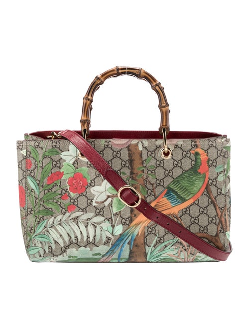 Gucci GG Supreme Bamboo Shopper
