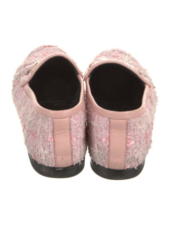 Gucci Horsebit Accent Tweed Loafers