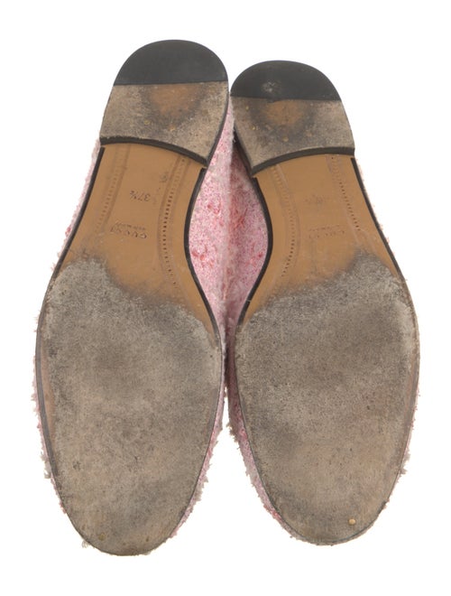 Gucci Horsebit Accent Tweed Loafers