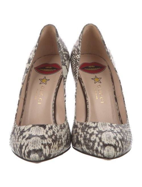 Gucci Snakeskin Animal Print Pumps