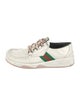 Gucci Web Accent Leather Sneakers