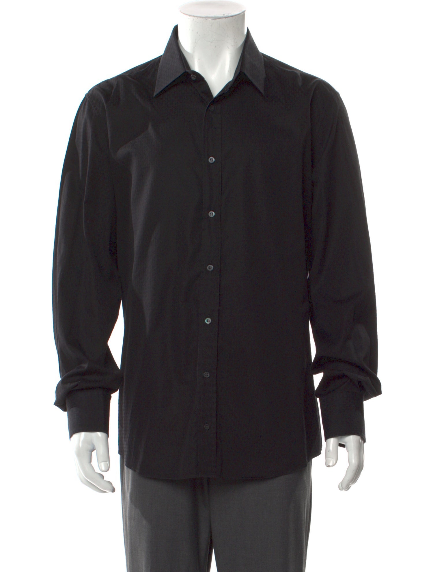 Gucci Micro GG Monogram Long Sleeve Shirt